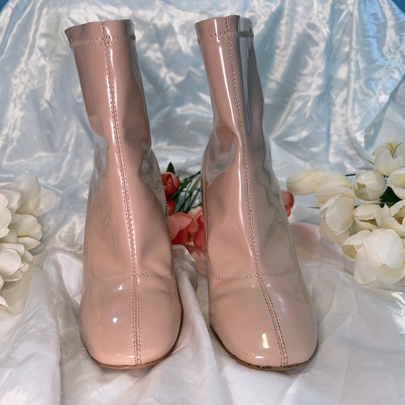 Square toe clear heel boots - Picture 3 of 3
